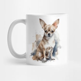 Chihuahua Watercolor Style Mug